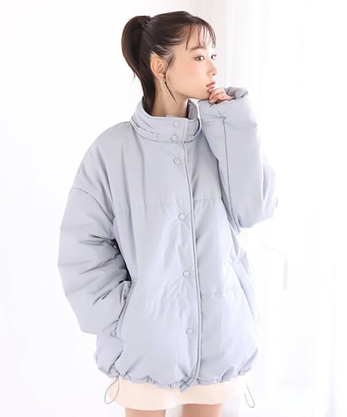 one after another NICE CLAUP(ワンアフターアナザーナイスクラップ)の「フード取り外し可能 マルチウェイロングダウンジャケット(ダウンジャケット/コート・レディース・アイボリー/ピンク系その他/ブルー系その他/ブラック・0)」の3枚目の写真