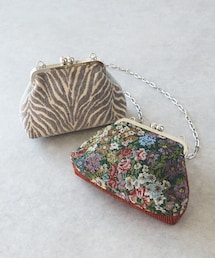 un dix cors | 《予約》CASSELINI/ジャガード口金バッグ(ショルダーバッグ)