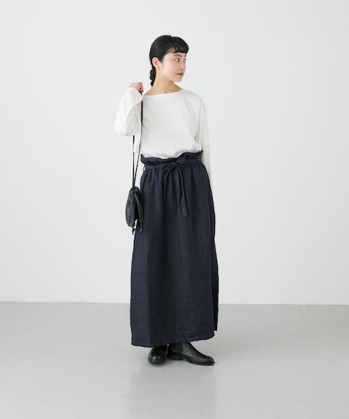 Vlas Blomme(ヴラスブラム)の「Vlas Blomme KL Denim スカート(スカート・レディース・Navy・FREE)」の11枚目の写真
