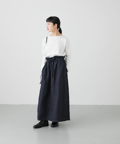 Vlas Blomme(ヴラスブラム)の「Vlas Blomme KL Denim スカート(スカート・レディース・Navy・FREE)」の12枚目の写真