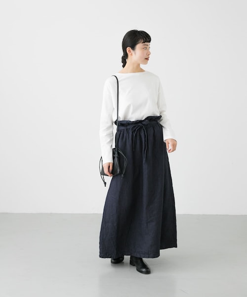 Vlas Blomme(ヴラスブラム)の「Vlas Blomme KL Denim スカート(スカート・レディース・Navy・FREE)」の10枚目の写真