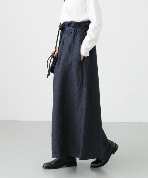 Vlas Blomme(ヴラスブラム)の「Vlas Blomme KL Denim スカート(スカート・レディース・Navy・FREE)」の7枚目の写真