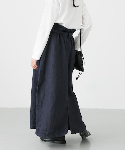 Vlas Blomme(ヴラスブラム)の「Vlas Blomme KL Denim スカート(スカート・レディース・Navy・FREE)」の8枚目の写真