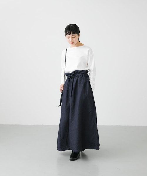 Vlas Blomme(ヴラスブラム)の「Vlas Blomme KL Denim スカート(スカート・レディース・Navy・FREE)」の13枚目の写真