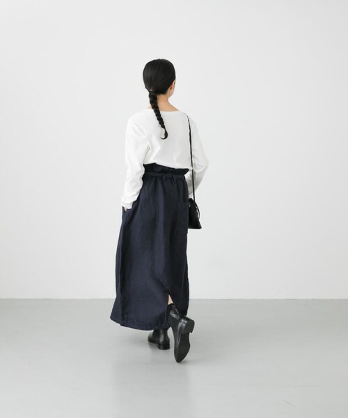 Vlas Blomme(ヴラスブラム)の「Vlas Blomme KL Denim スカート(スカート・レディース・Navy・FREE)」の14枚目の写真