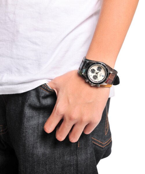 glamb(グラム)の「GB15JM / AC04-B :JAM watch Silver&Colorful belt(アクセサリー・メンズ・Silver&Colorful・Free)」の6枚目の写真