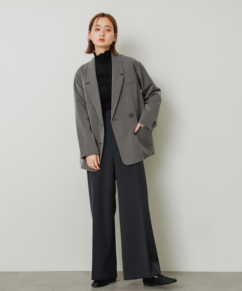 SENSE OF PLACE by URBAN RESEARCH（センスオブプレイスバイアーバンリサーチ）の「メローハイネックトップ（トップス・レディース・OFF WHITE/CHARCOAL/BLACK/ORANGE・one）」の20枚目の写真