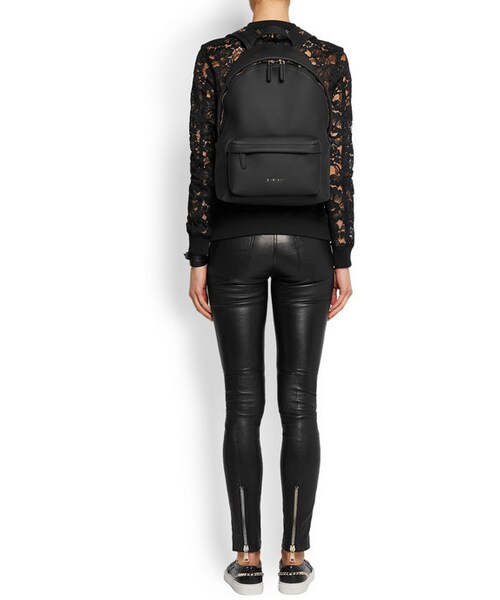 GIVENCHY（ジバンシイ）の「Givenchy Backpack in black coated canvas（その他ベビー用品・レディース・Black）」の2枚目の写真
