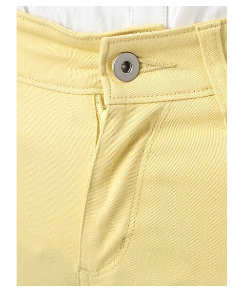 E hyphen world gallery（イーハイフンワールドギャラリー）の「ムジカラースキニーパンツ（パンツ・レディース・オフホワイト/ブラック/イエロー/ライトグリーン/ネイビー・S/M/L）」の11枚目の写真