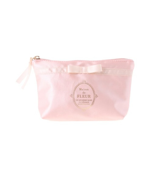 Maison de FLEUR（メゾンドフルール）の「サテンブランドロゴポーチ
