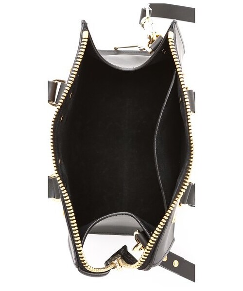 Sophie Hulme（ソフィーヒュルム）の「Sophie Hulme Cross Body Bowling Bag（ショルダーバッグ・レディース・Black・One Size）」の5枚目の写真