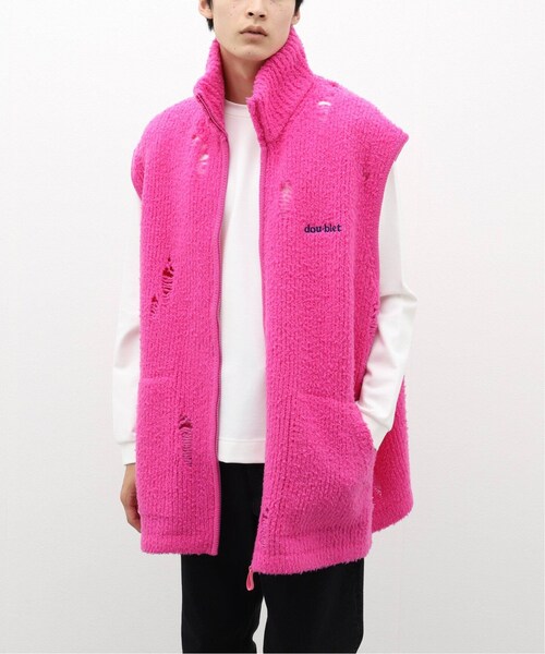 WISM（ウィズム）の「FLEECE KNIT VEST（）」 - WEAR