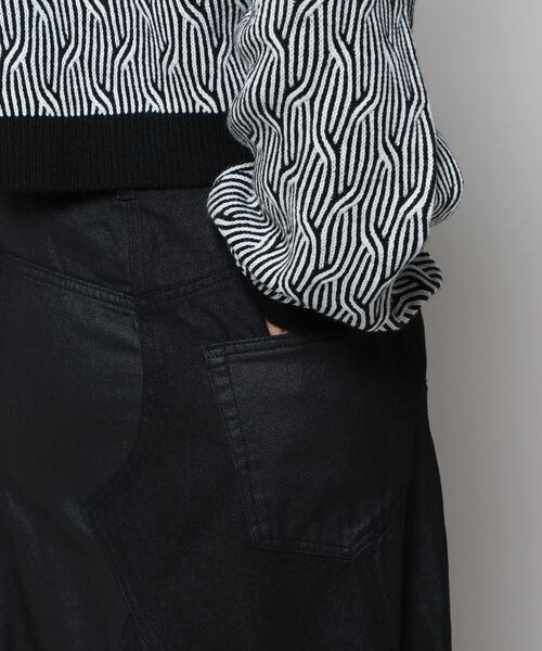 PAGEBOY（ページボーイ）の「コーティングデニムスカート（スカート・レディース・ブラック09・S/M）」の13枚目の写真