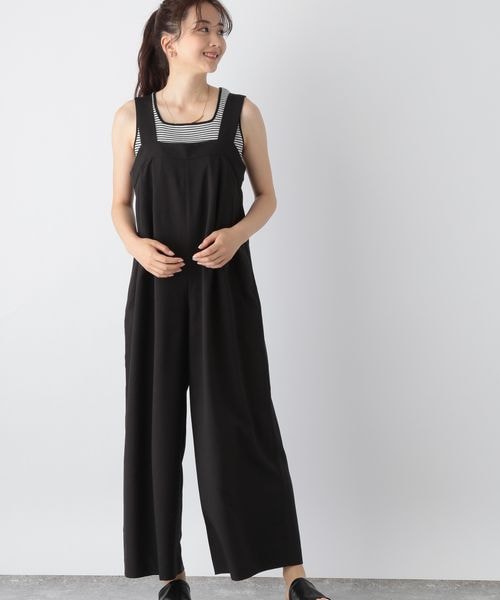 ⭐︎新品未使用⭐︎ GLOBAL WORKリネンライクサロペ GLOBAL WORK｜MATINEE LINE/リネンライクサロペット/135757