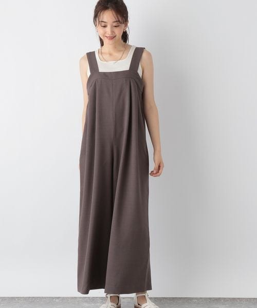⭐︎新品未使用⭐︎ GLOBAL WORKリネンライクサロペ GLOBAL WORK サロペット オーバーオール MATINEE LINE/リネン