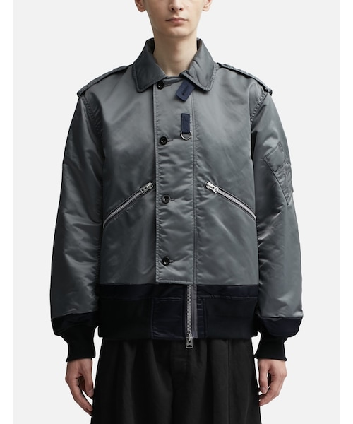Sacai（サカイ）の「Nylon Twill Mix Blouson（）」 - WEAR