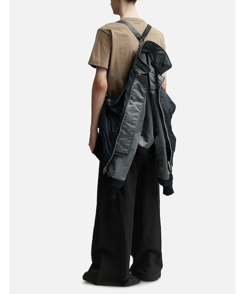 Sacai（サカイ）の「Nylon Twill Mix Blouson（）」 - WEAR