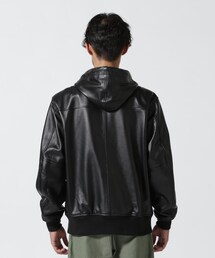 AVIREX アビレックス　レザージャケット　ダブル　フード AVIREX（アヴィレックス）の「《直営店別注》 COMFORTABLE LEATHER