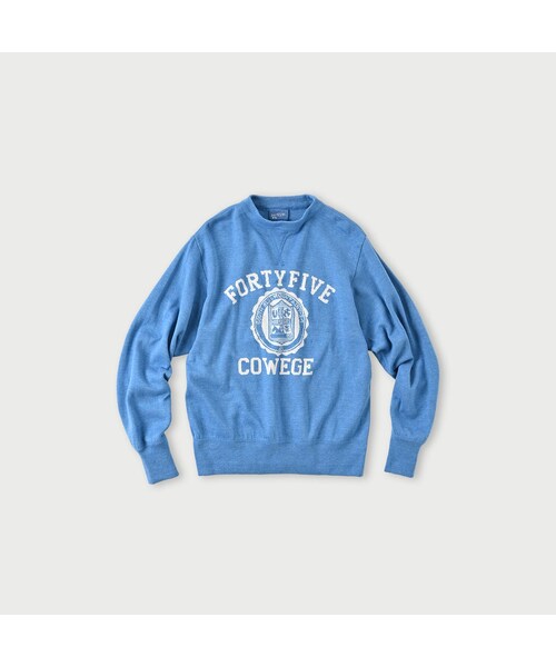 45R（フォーティファイブアール）の「スムースニットの908クルー