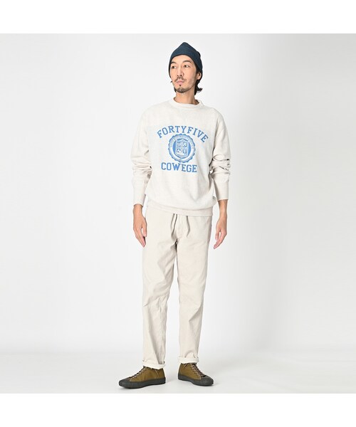 45R（フォーティファイブアール）の「スムースニットの908クルー