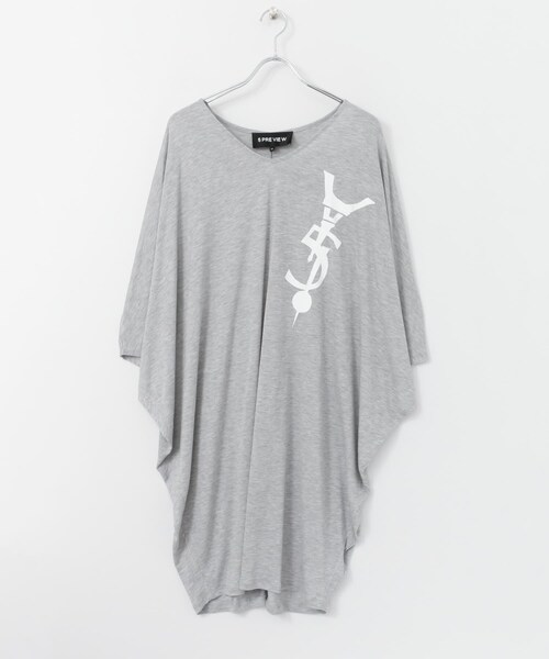 5PREVIEW(ファイブプレビュー)の「5PREVIEW EBONI∴(トップス・レディース・BLACK/GREY・XS)」の4枚目の写真