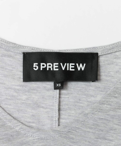 5PREVIEW(ファイブプレビュー)の「5PREVIEW EBONI∴(トップス・レディース・BLACK/GREY・XS)」の7枚目の写真