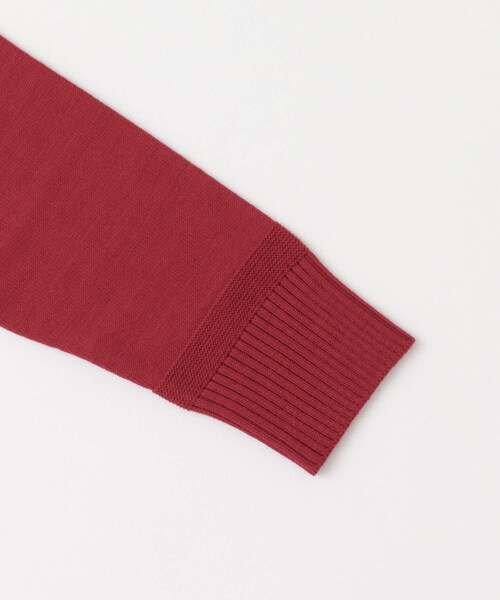 FORK&SPOON（フォークアンドスプーン）の「『洗濯可』FORK&SPOON ウーステッドヤーンクルーネックニット（トップス・レディース・IVORY/RED/BLKxIVO/DARKBLUE・1）」の12枚目の写真