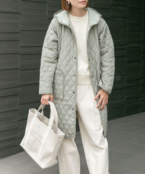 FORK&SPOON（フォークアンドスプーン）の「『洗濯可』FORK&SPOON ウーステッドヤーンクルーネックニット（トップス・レディース・IVORY/RED/BLKxIVO/DARKBLUE・1）」の20枚目の写真