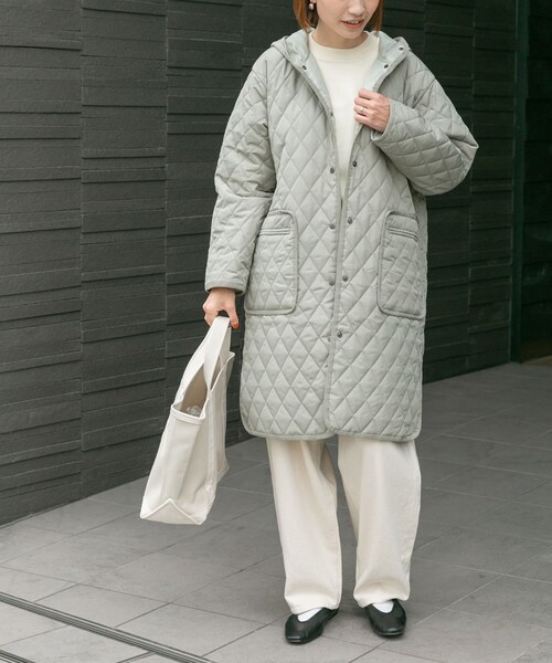 FORK&SPOON（フォークアンドスプーン）の「『洗濯可』FORK&SPOON ウーステッドヤーンクルーネックニット（トップス・レディース・IVORY/RED/BLKxIVO/DARKBLUE・1）」の21枚目の写真