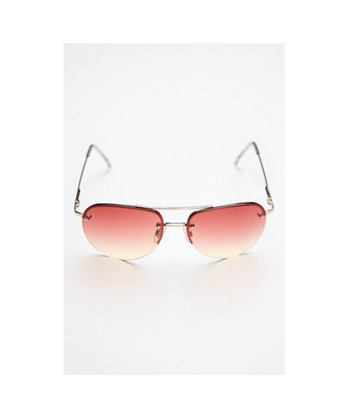 FREE PEOPLE（フリーピープル）の「Free People Queen of California Rimless Aviator（サングラス・レディース・Blue・One Size）」の8枚目の写真