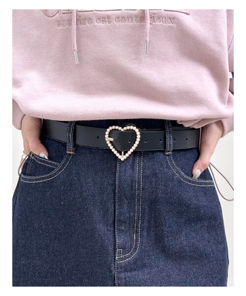 INGNI（イング）の「【秋の新作】ハートバックルベルト（その他・レディース・ﾊﾟｰﾙ/ﾋﾞｼﾞｭｰ・-）」の9枚目の写真