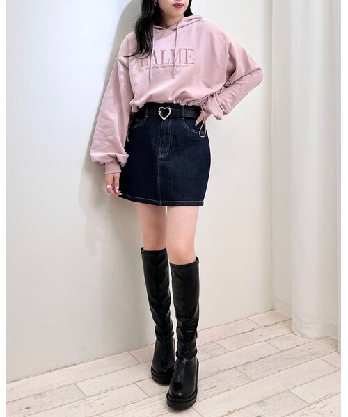 INGNI（イング）の「【秋の新作】ハートバックルベルト（その他・レディース・ﾊﾟｰﾙ/ﾋﾞｼﾞｭｰ・-）」の5枚目の写真