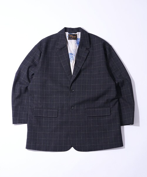 WHO'S WHO gallery（フーズフーギャラリー）の「【Sourcream麻雀倶楽部】ルーズテーラードJKT（セットアップ対応商品）（テーラードジャケット・メンズ・ブラック/ブラックその他1/ブラックその他2・F）」の3枚目の写真