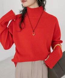 RIVE DROITE | 予約【着る人を選ばない】カシミヤ5％バックスリットニット(ニット/セーター)