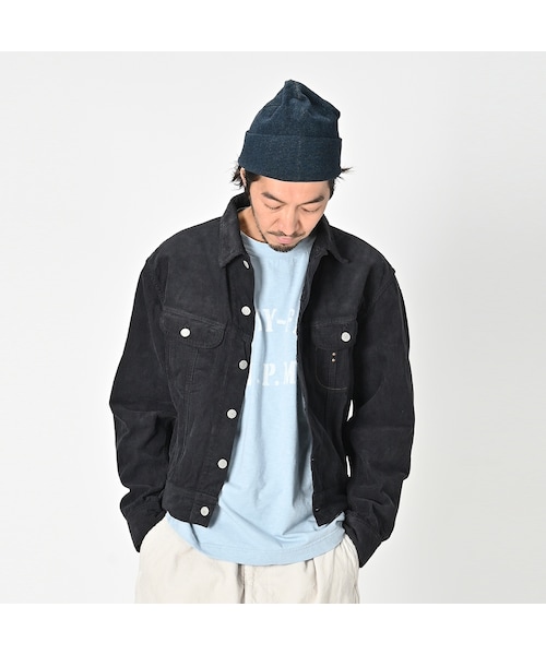 45rpm コーデュロイジャケット 908山比古比女ジャン 美品 45R12ウェルコーデュロイの908山比古比女ジャン（再び・RRW刺繍