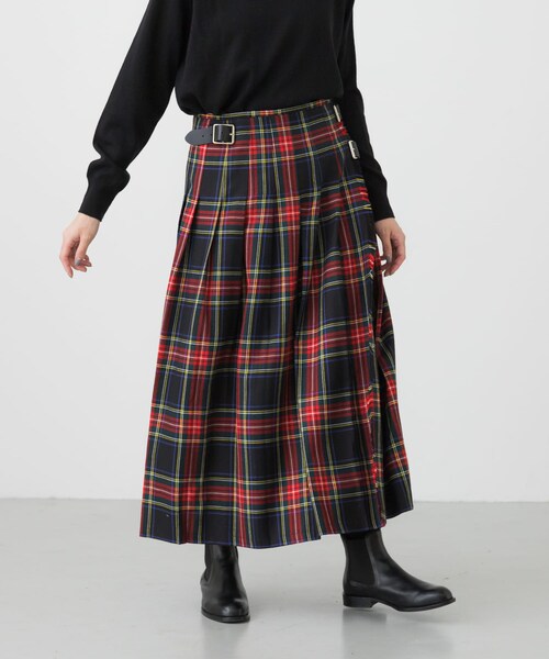 O'NEIL of DUBLIN（オニールオブダブリン）の「『別注』O’NEIL OF DUBLIN×かぐれ LOW WAIST 85 SKIRT（スカート・レディース・PRINCEOFWA/BLACKSTEWA・XS）」の5枚目の写真