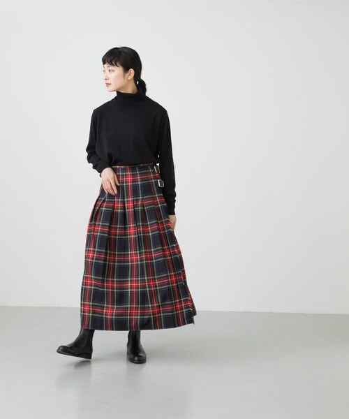 O'NEIL of DUBLIN（オニールオブダブリン）の「『別注』O’NEIL OF DUBLIN×かぐれ LOW WAIST 85 SKIRT（スカート・レディース・PRINCEOFWA/BLACKSTEWA・XS）」の9枚目の写真