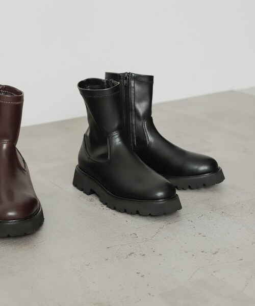 SENSE OF PLACE by URBAN RESEARCH（センスオブプレイスバイアーバンリサーチ）の「トラックソールブーツ（シューズ・レディース・IVORY/BLACK/BROWN・S/M/L）」の12枚目の写真