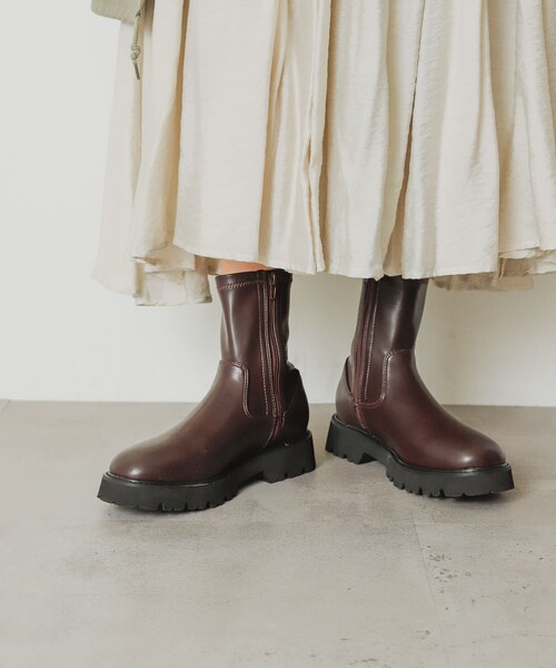 SENSE OF PLACE by URBAN RESEARCH（センスオブプレイスバイアーバンリサーチ）の「トラックソールブーツ（シューズ・レディース・IVORY/BLACK/BROWN・S/M/L）」の16枚目の写真