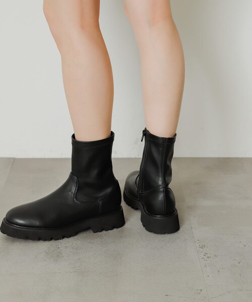 SENSE OF PLACE by URBAN RESEARCH（センスオブプレイスバイアーバンリサーチ）の「トラックソールブーツ（シューズ・レディース・IVORY/BLACK/BROWN・S/M/L）」の8枚目の写真