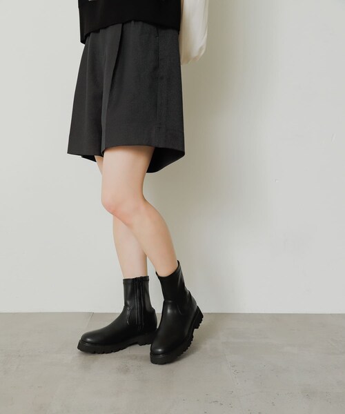 SENSE OF PLACE by URBAN RESEARCH（センスオブプレイスバイアーバンリサーチ）の「トラックソールブーツ（シューズ・レディース・IVORY/BLACK/BROWN・S/M/L）」の9枚目の写真