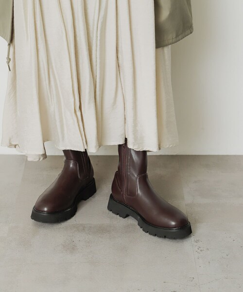 SENSE OF PLACE by URBAN RESEARCH（センスオブプレイスバイアーバンリサーチ）の「トラックソールブーツ（シューズ・レディース・IVORY/BLACK/BROWN・S/M/L）」の17枚目の写真