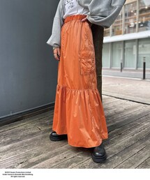 CIAOPANIC（チャオパニック）の「シャイニーカーゴティアードスカート（スカート・レディース）」