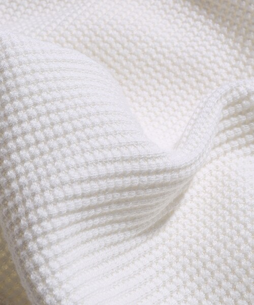 FREAK'S STORE(フリークスストア)の「モックネックワッフルプルオーバー(トップス・メンズ・ホワイト/グレー/ネイビー・M/L)」の9枚目の写真