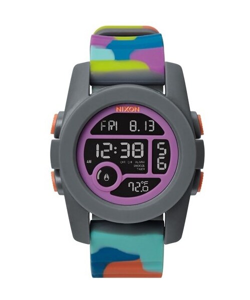 NIXON（ニクソン）の「Nixon 'The Unit 40' Round Digital Watch, 40mm（アナログ腕時計・レディース・Neo Preen）」の2枚目の写真