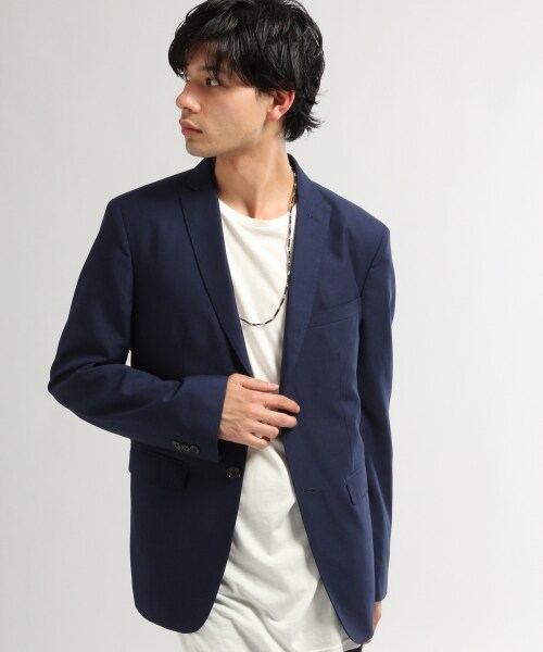 HARE(ハレ)の「セットアップテーラードジャケット(ジャケット/アウター・メンズ・ブラック/グレー/ブルー/ネイビー・S/M/L)」の3枚目の写真