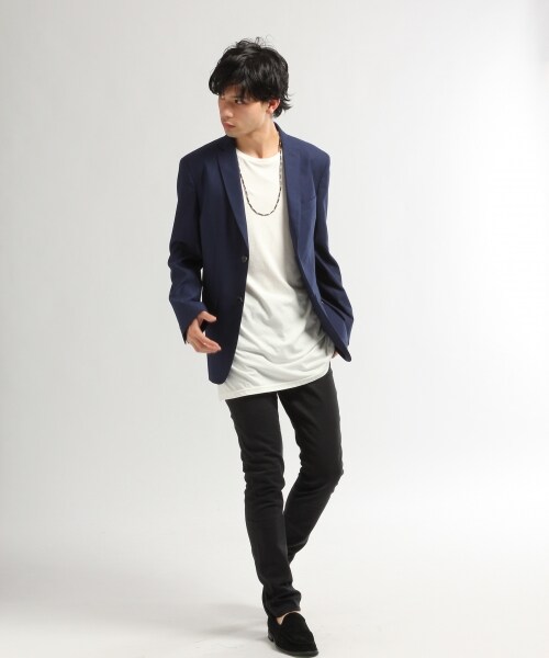 HARE(ハレ)の「セットアップテーラードジャケット(ジャケット/アウター・メンズ・ブラック/グレー/ブルー/ネイビー・S/M/L)」の7枚目の写真