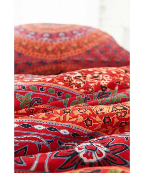 Magical Thinking Red Medallion Comforter