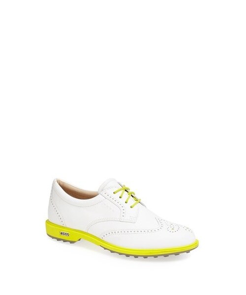ECCO(エコー)の「ECCO 'Tour' Hybrid Wingtip Golf Shoe (Women)(スニーカー・レディース・White/ Sulfer・9-9.5US / 40EU)」の3枚目の写真