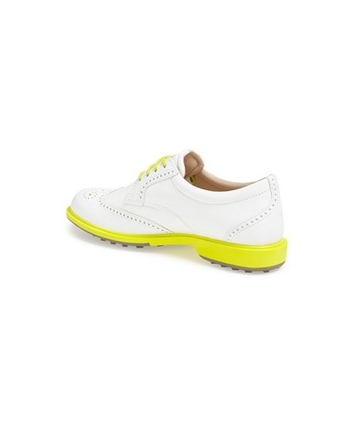 ECCO(エコー)の「ECCO 'Tour' Hybrid Wingtip Golf Shoe (Women)(スニーカー・レディース・White/ Sulfer・9-9.5US / 40EU)」の5枚目の写真